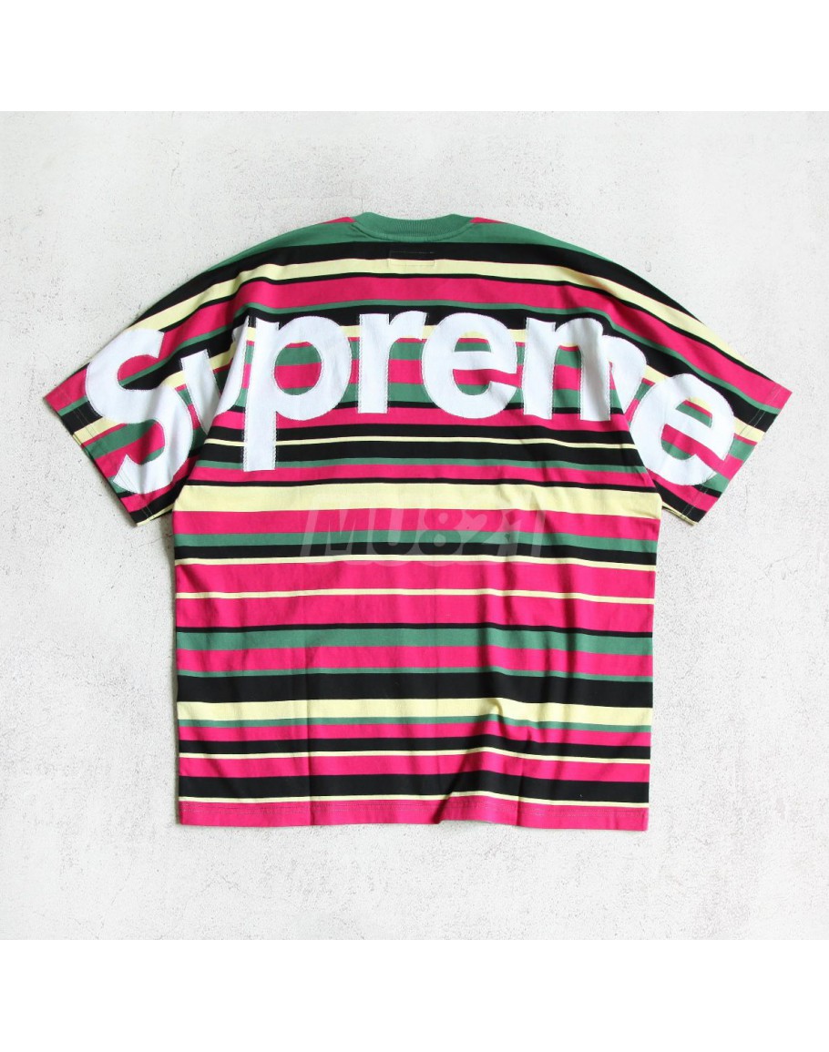 【Supreme】 Intarsia S/S Top Stripe - 25SS Supreme Intarsia S S Top (SS25) - $98